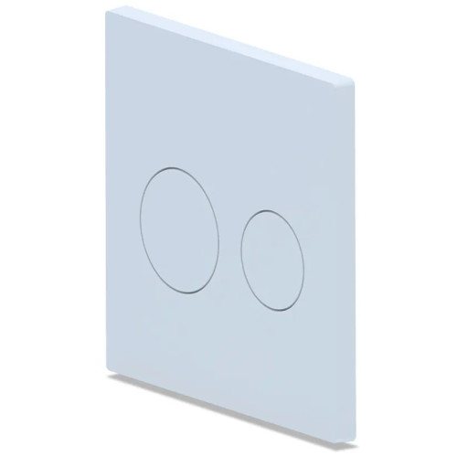 Кнопка смыва Ани Пласт 19х2.5х19 для инсталляции, ABS пластик, цвет Белый (WP2400)