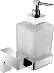 Sanibano Elegance, настенный стеклянный дозатор, цвет черный матовый