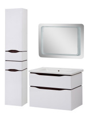 Комплект в ванную Ceruttispa тумба Сицилия 60 подвесная с умывальником "Кантэ 60"