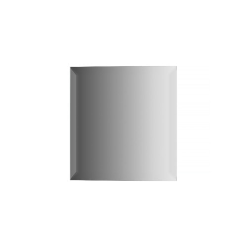 Зеркальная плитка с фацетом 15 мм квадрат 20х20 см; серебро Refractive EVOFORM BY 1526
