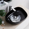 Накладная раковина BelBagno BB1435-NERO
