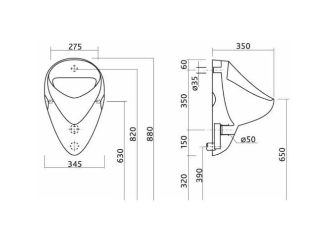 Писсуар Ifo Forge RP615023000