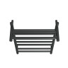 Полотенцесушитель электрический с полочкой (лесенка) Bauedge Stil Shelf DB-0026, 50x80 см
