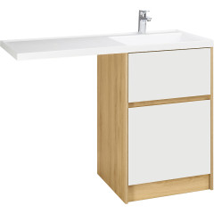 Фасад для тумбы Aquaton Лондри 60 Белый (1A274801LH010)