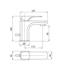 Смеситель Bugnatese Planet 2413