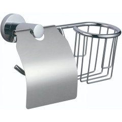 Держатель для туалетной бумаги и освежителя Savol S-L08751 хром