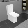 Унитаз Serel NITA напольный компакт с функцией биде: NT12BM+6748+сливной+223ZT(унитаз, бачок, сливной,сиденье-микролифт)