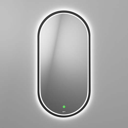 Зеркало OWL 1975 LANGAS BLACK с LED подсветкой и сенсором, 400х800