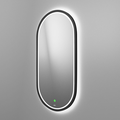 Зеркало OWL 1975 LANGAS BLACK с LED подсветкой и сенсором, 400х800