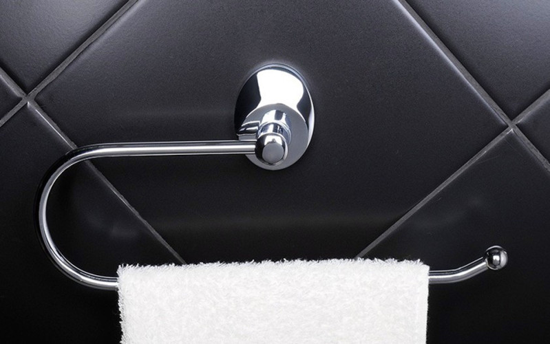 Полотенцедержатель Fixsen Europa кольцо, хром (FX-21811)