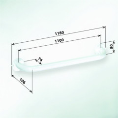 Поручень для ванны Bemeta Help 301101104