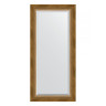 Зеркало настенное с фацетом EVOFORM в багетной раме состаренная бронза, с плетением, 53х113 см, BY 3484
