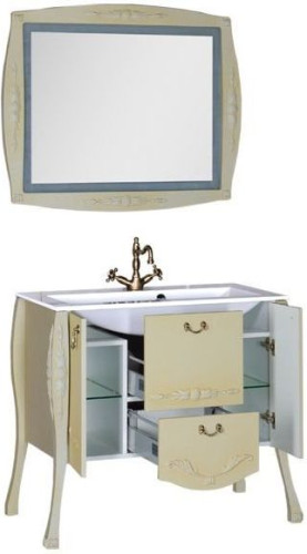 Мебель для ванной Aquanet Виктория 90 олива