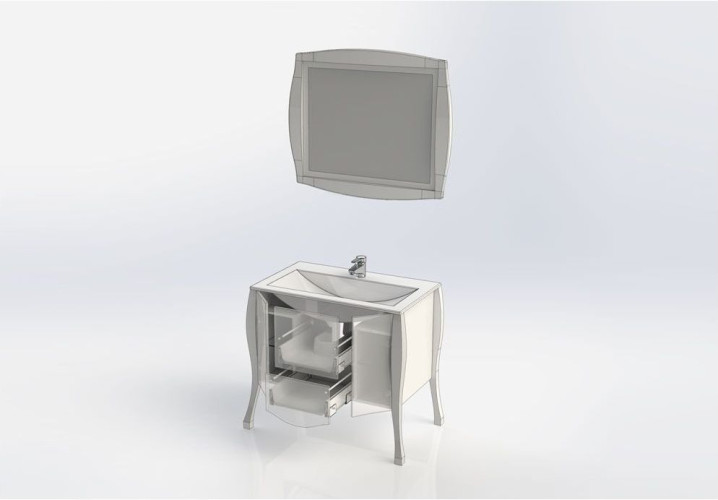 Мебель для ванной Aquanet Виктория 90 олива