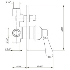 Смеситель для душа Migliore Ermitage ML.ERM-7072
