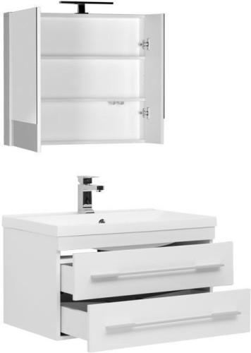 Мебель для ванной Aquanet Нота NEW 75 белый (камерино)