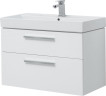 Тумба с раковиной Aquanet Nova 90 белый (2 ящика)