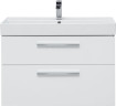 Тумба с раковиной Aquanet Nova 90 белый (2 ящика)