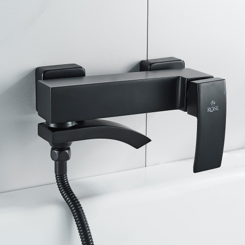 Смеситель для ванны Rose R1552H, черный