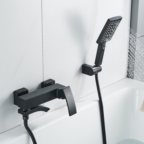 Смеситель для ванны Rose R1552H, черный