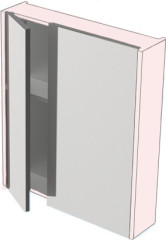 Зеркальный шкаф Astra Form Соло 60