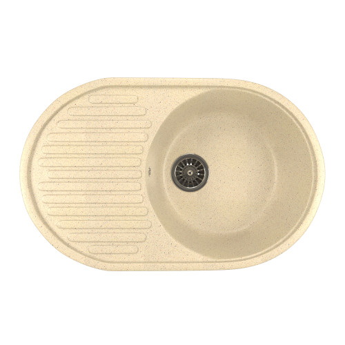 Мойка из искусственного мрамора MIXLINE ML-GM16 45,5x72 (525114)
