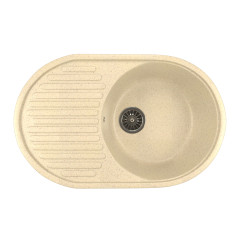 Мойка из искусственного мрамора MIXLINE ML-GM16 45,5x72 (525114)