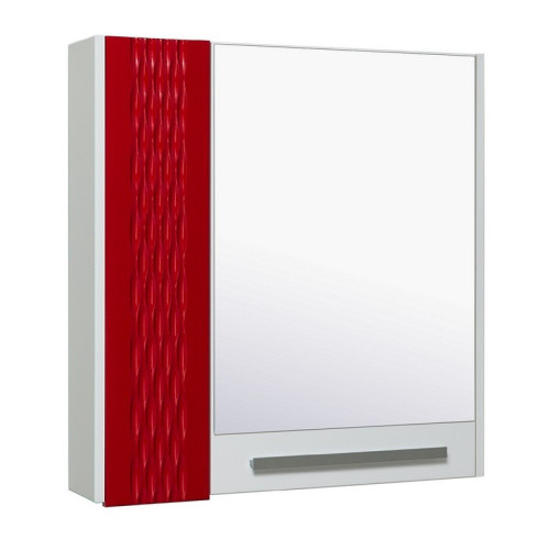 Зеркальный шкаф Runo  Мира 75 красный