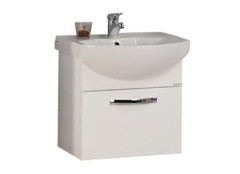 Тумба под раковину AQUATON Ария 50 подвесная, белая (1A140301AA010)