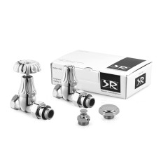 Комплект SR Rubinetterie серия Floral Old Style 1/2 прямой цвет хром