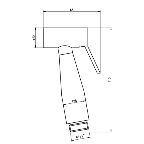 Гигиенический набор  Savol SK-PQT03 хром