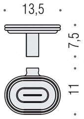 Мыльница Colombo Design Luna  В0101.000