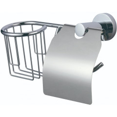 Держатель для туалетной бумаги и освежителя Savol S-R08751 хром