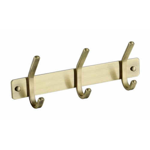 Планка KAISER с 3-мя крючками Bronze/нерж (H0053)