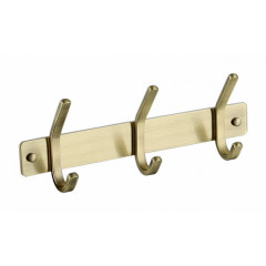 Планка KAISER с 3-мя крючками Bronze/нерж (H0053)