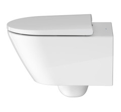 Унитаз подвесной Duravit D-Neo Rimless 45770900A1 c сиденьем