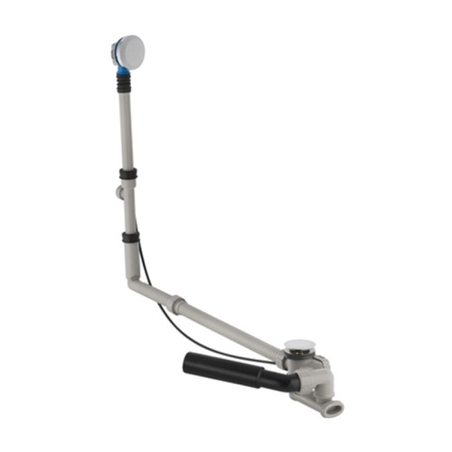 Слив-перелив для ванны Geberit, полуавтоматичнеский, длина 73 см, с декоративным комплектом: Глянцевый хром, d=40/50мм (150.525.21.6)