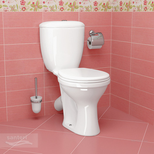 Унитаз-компакт Santeri Виктория белый 1.P301.6.S00.00B.F
