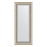 Зеркало настенное с фацетом EVOFORM в багетной раме серебряный акведук, 57х137 см, BY 1258