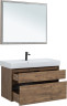 Мебель для ванной Aquanet Nova Lite 100 дуб рустикальный (2 ящика)