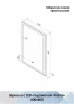 Зеркало Континент Frame white standart 600x800