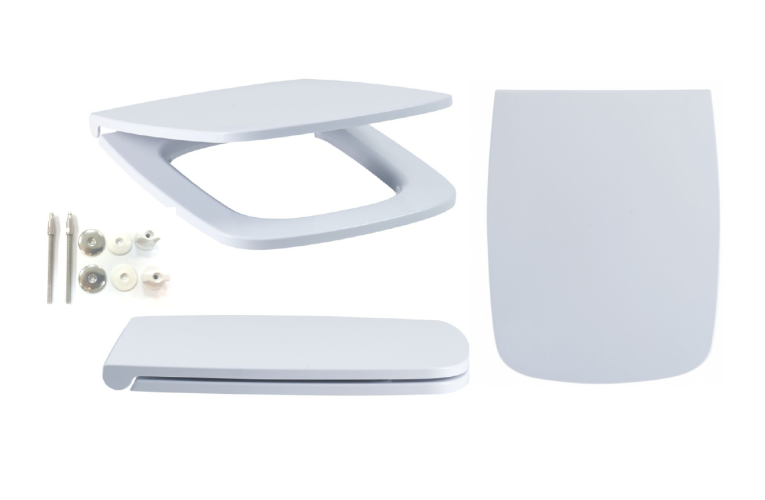 Унитаз подвесной безободковый "Нео" rimless (стандарт: дюро, метал крепеж, softclose)