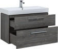 Тумба с раковиной Aquanet Nova 90 дуб рошелье (2 ящика)