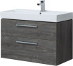 Тумба с раковиной Aquanet Nova 90 дуб рошелье (2 ящика)