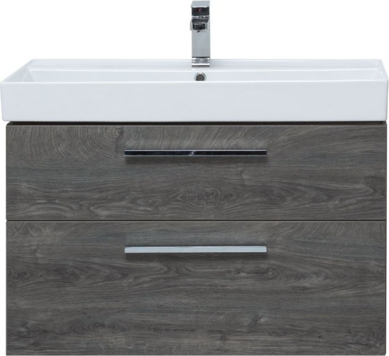 Тумба с раковиной Aquanet Nova 90 дуб рошелье (2 ящика)