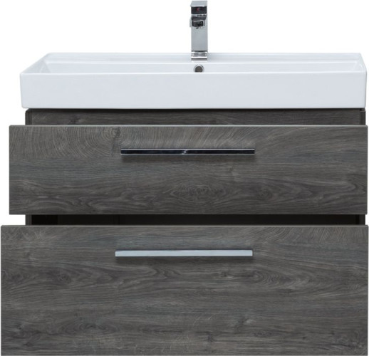 Тумба с раковиной Aquanet Nova 90 дуб рошелье (2 ящика)