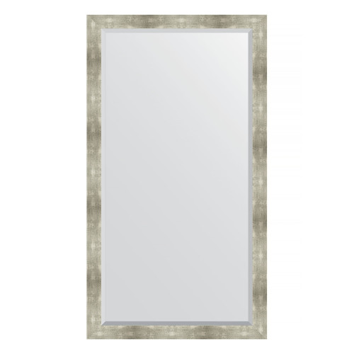 Зеркало напольное с фацетом EVOFORM в багетной раме алюминий, 111х201 см, BY 6182