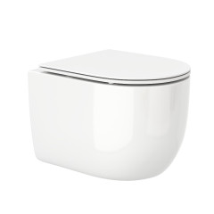 Подвесной безободковый унитаз Cerutti SPA OGLIO Aria (485x365x350), CT8909