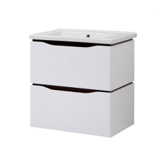 Комплект в ванную Ceruttispa тумба Сицилия 70 подвесная с умывальником "Кантэ 70"