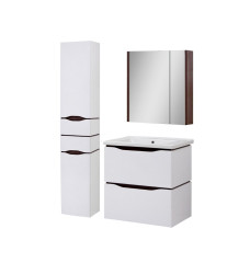 Комплект в ванную Ceruttispa тумба Сицилия 70 подвесная с умывальником "Кантэ 70"